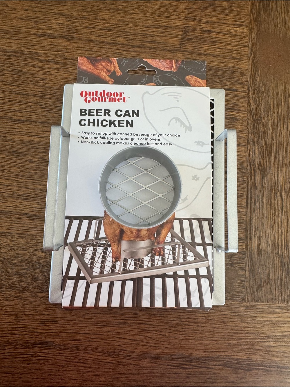 Beer Can Chicken grilling accessory